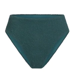 The 90s High Waist Bikini Bottom in Seaweed