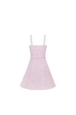 The Sasha Dress in Pink & White
