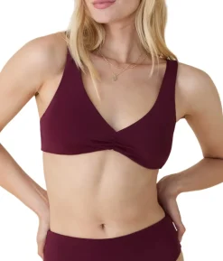 The Sicily Bikini Top in Brandy