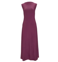 The Sloane Dress in Aubergine