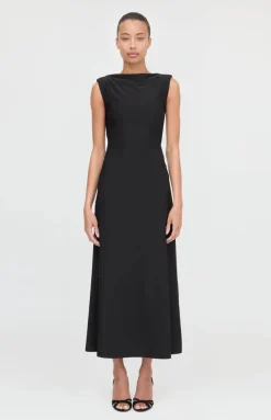 The Sloane Dress in Black Jersey