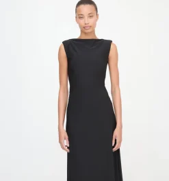 The Sloane Dress in Black Jersey