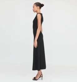The Sloane Dress in Black Jersey