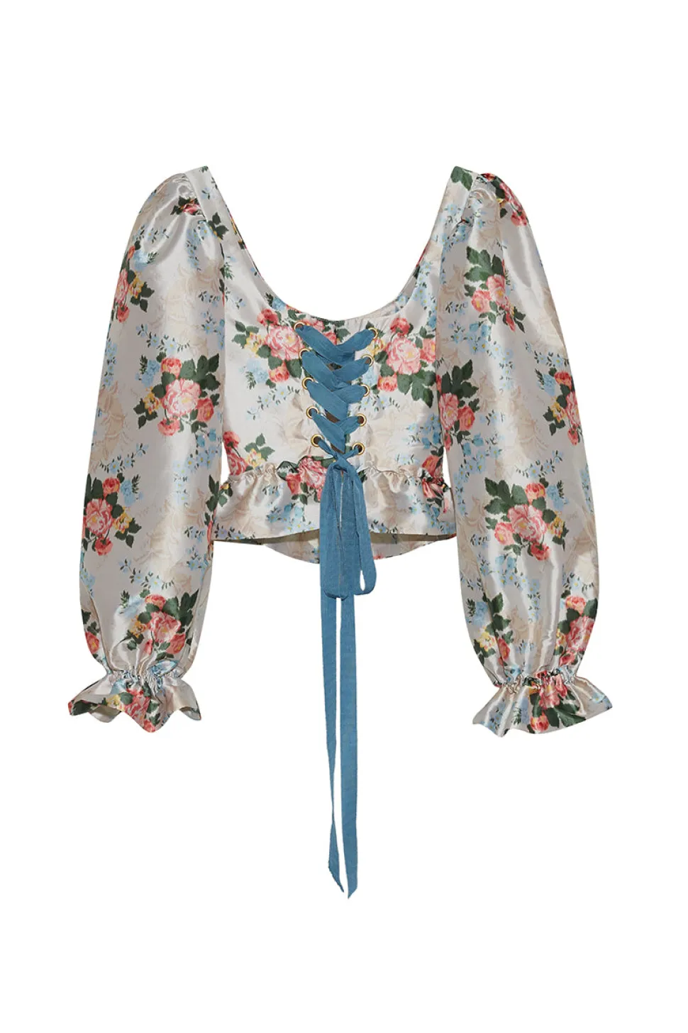 The Sofia Corset Top in Floral