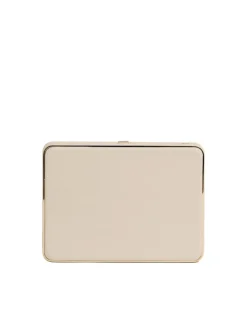 The Square Compact in Oyster Nappa