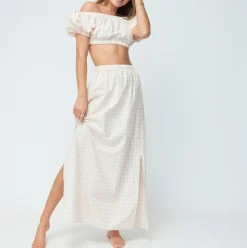 The Stella Set in Blush Gingham