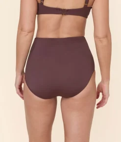 The Super High Waist Bikini Bottom in Mink
