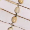 The Tagua Napkin Ring in Oyster, Set of 4