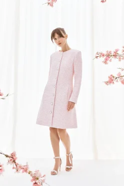 The Teresa Jacket in Pink & White