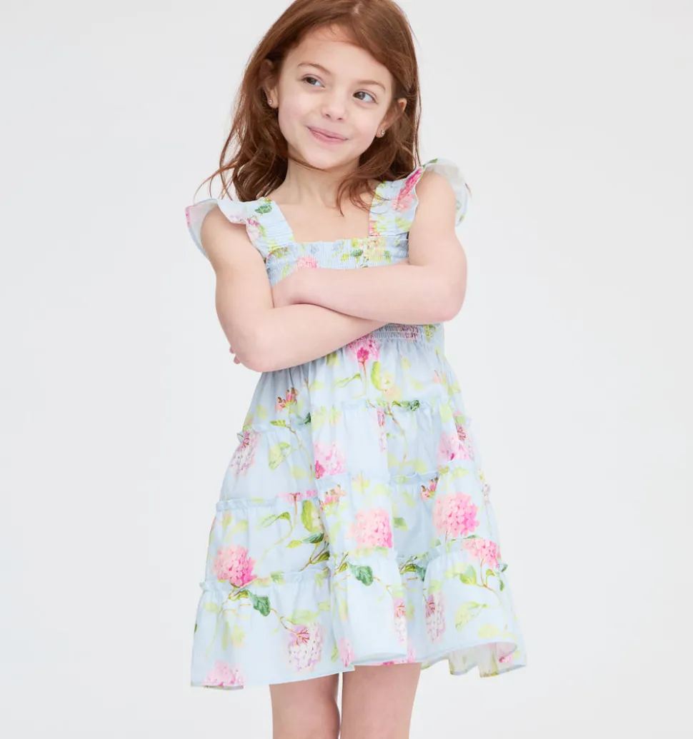 The Tiny Ellie Nap Dress in Hydrangea Chintz