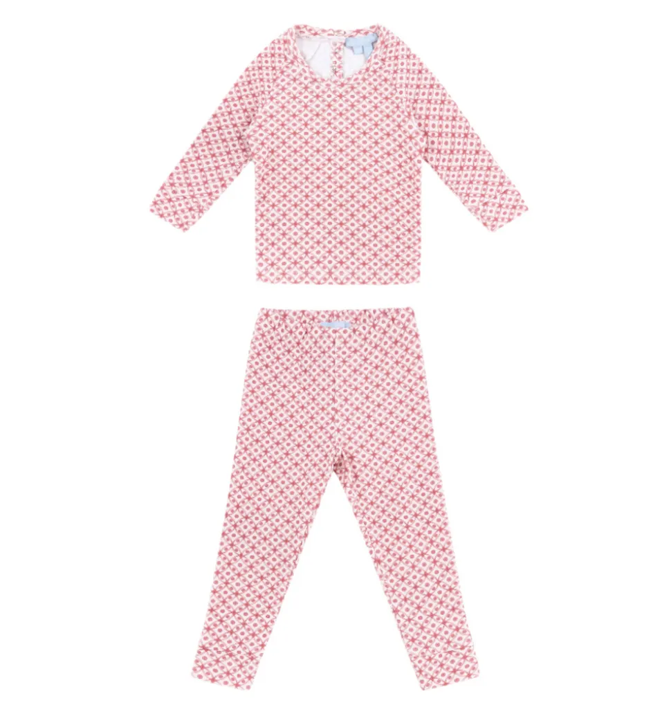 The Tiny PJ Set in Rose Circular Lattice