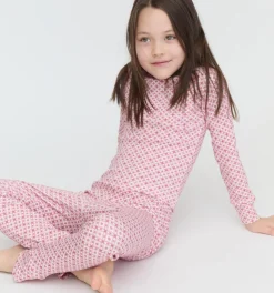 The Tiny PJ Set in Rose Circular Lattice
