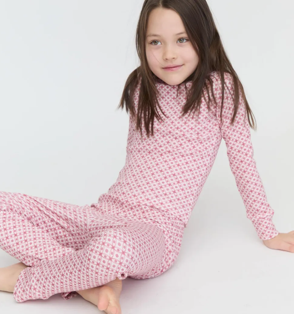 The Tiny PJ Set in Rose Circular Lattice