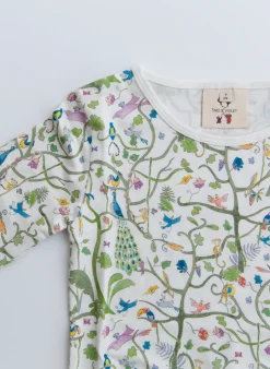 The Two Piece Pajama Set - Tropical Garden