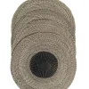 The Woven Placemat in Natural Black, Set of 4