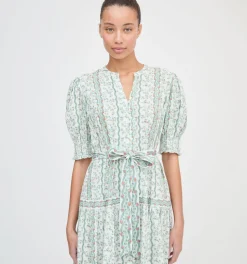 The Yara Dress in Green Provence Floral