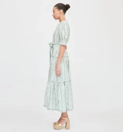 The Yara Dress in Green Provence Floral