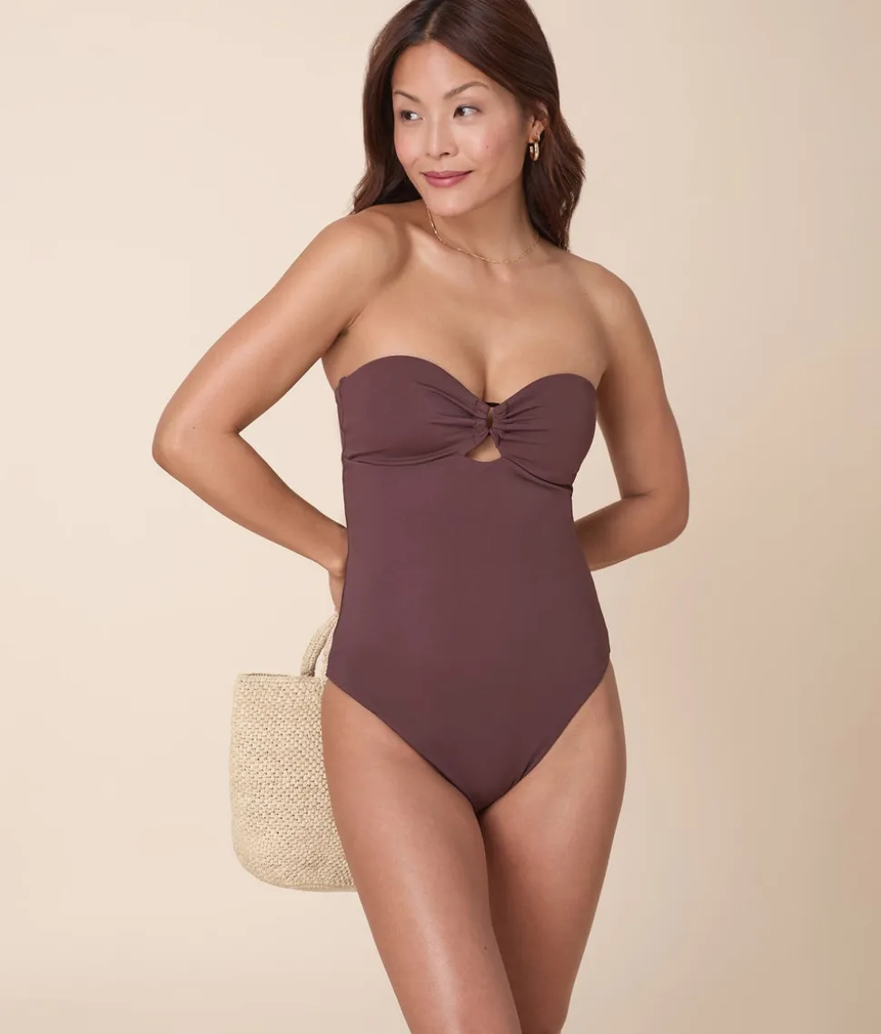 The Zoe One Piece in Mink