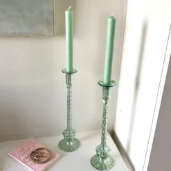 Thebes Glass Candlestick
