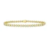 Thistle Diamond Yellow Gold Tennis Bracelet