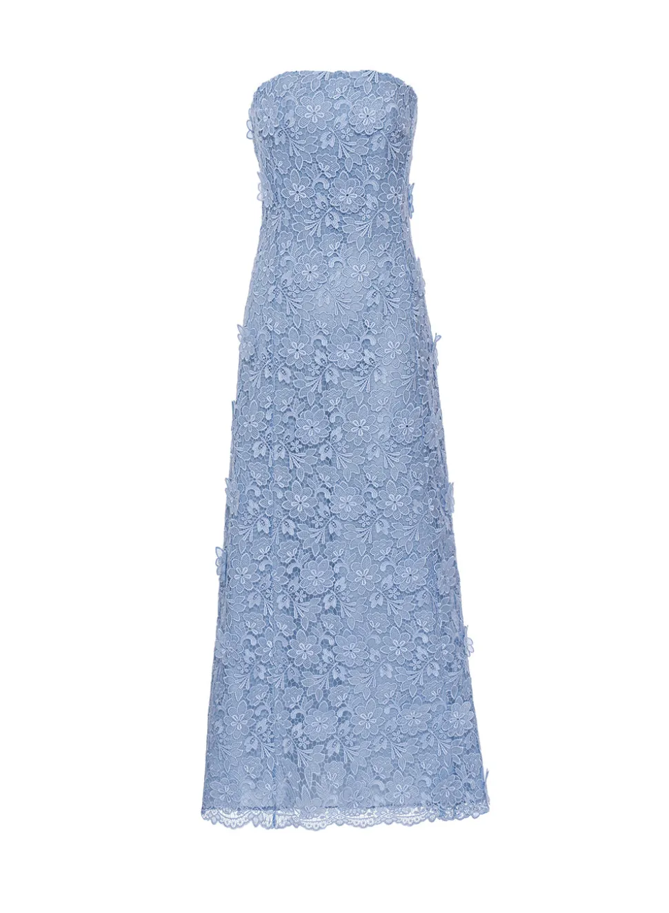 Tia Dress Dusty Blue Lace