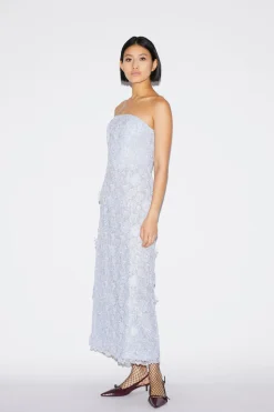 Tia Dress Dusty Blue Lace