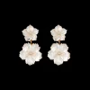 Tibby Earrings in Mother of Pearl