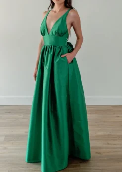 Tidal Dress in Green