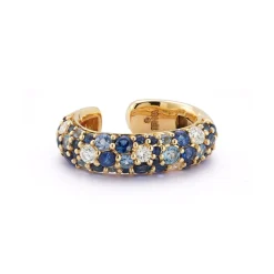Tidepool Ear Cuff in Sapphire