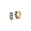 Tidepool Huggie Hoops in Sapphire