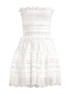 Tiffany Mini Dress in White