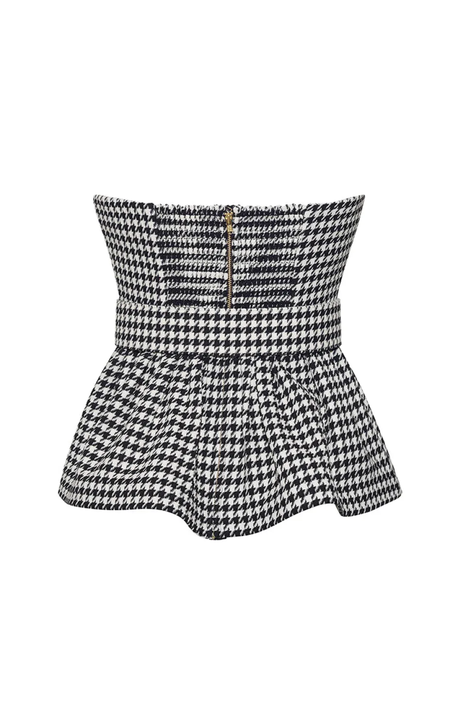 Tilda Top in Houndstooth Black & White
