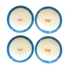 Tiny “Caviar Bumps” Plates, Set of 4
