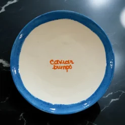 Tiny “Caviar Bumps” Plates, Set of 4
