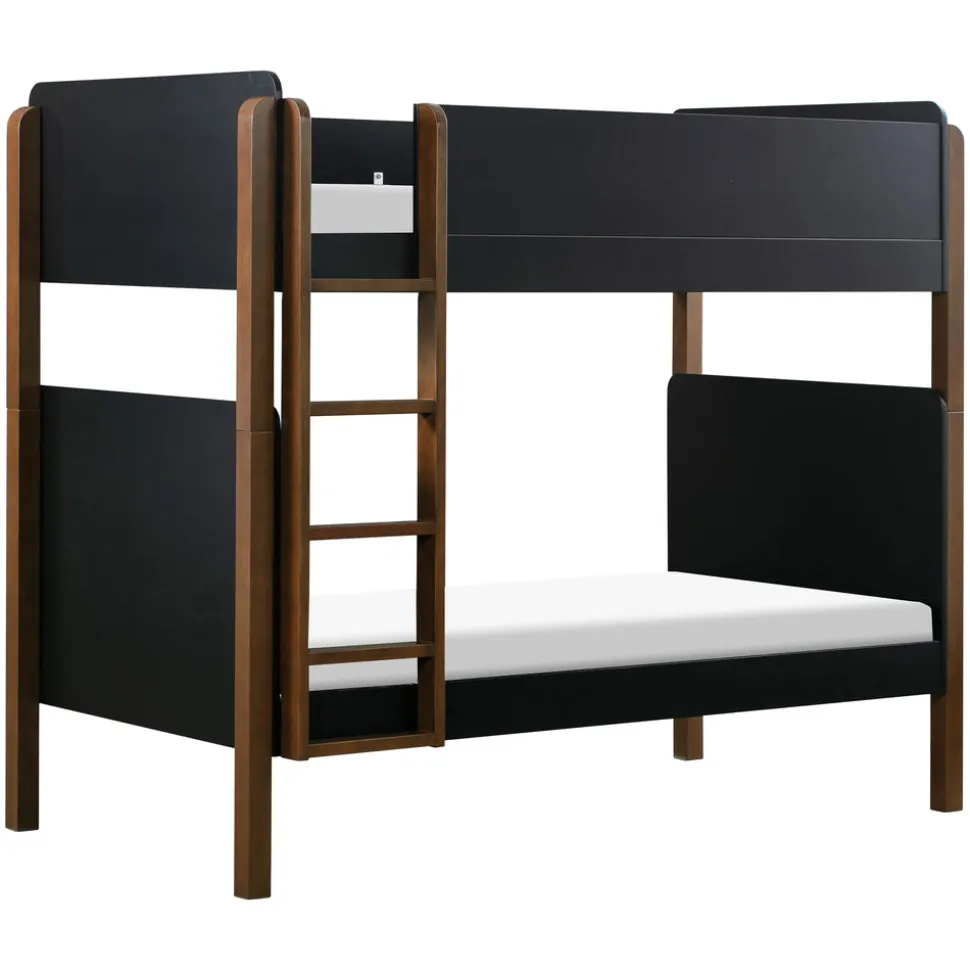 TipToe Bunk Bed in Black&Natural Walnut