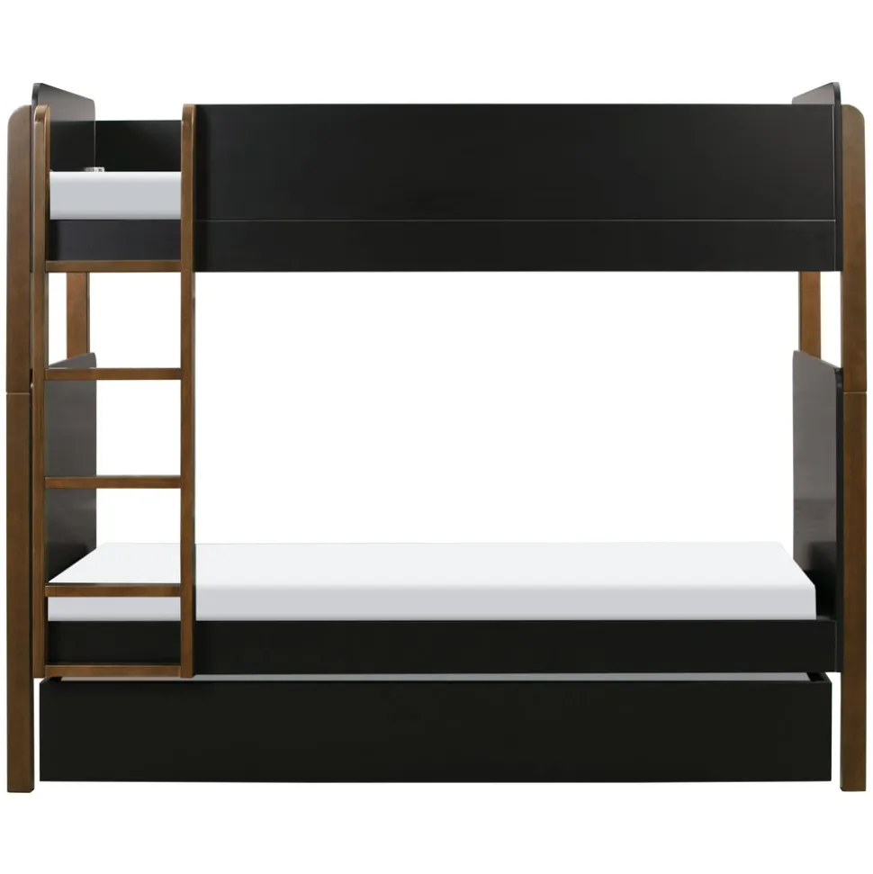 TipToe Bunk Bed in Black&Natural Walnut