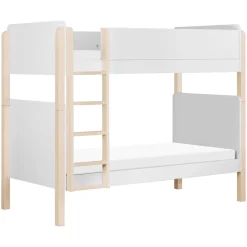 TipToe Bunk Bed in White & Washed Natural