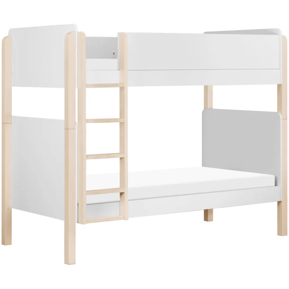 TipToe Bunk Bed in White & Washed Natural