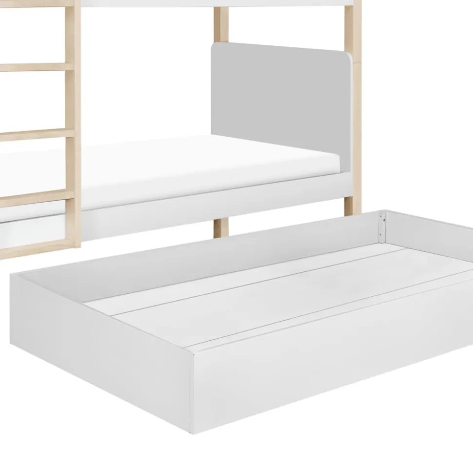 TipToe Bunk Bed in White & Washed Natural