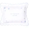 To the Moon Stars Mini Pillow in Cloud