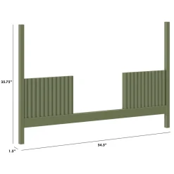 Toddler Bed Conversion Kit for Moab 3-in-1 Convertible Crib in Olive