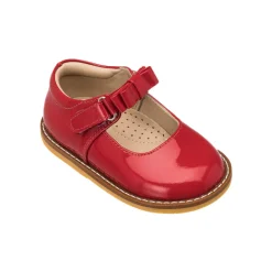 Toddler Mary Jane with Bow in Red