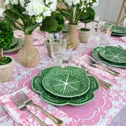 Toile de Jouy Birds - Pink - Napkins, Set of 4