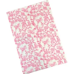 Toile de Jouy Birds Pink Tablecloth