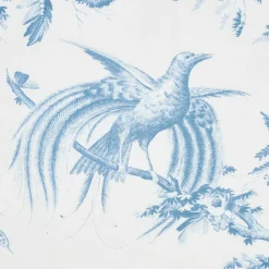 Toile De La Prairie Fabric in Blue