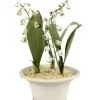 Tole Flower Multi-Stem Lily Of The Valley