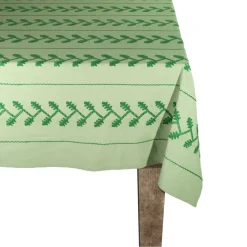 Tonal Green Vine Tablecloth