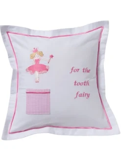 Tooth Fairy Pillow Cover with Insert