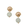 Tori Earrings in Light Green