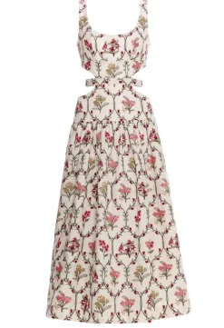 Totumo Midi Dress in Orquidea